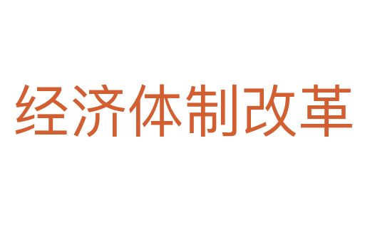 经济体制改革