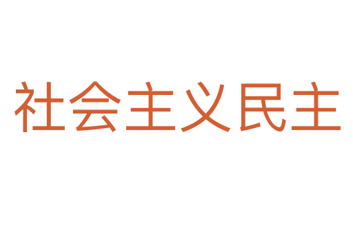 社会主义民主