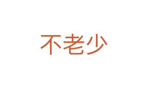 不老少