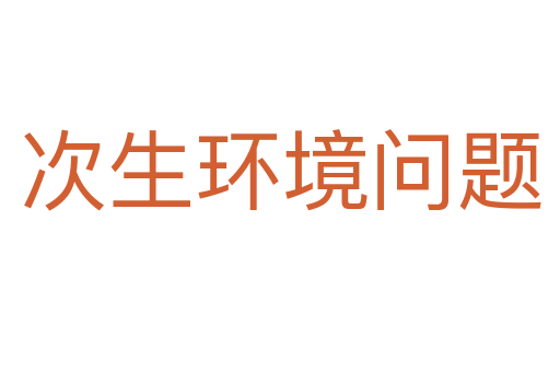 次生环境问题